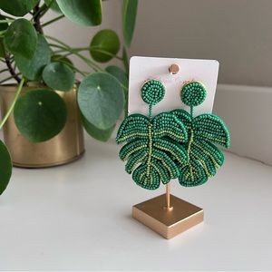 Palm Leaf Earrings